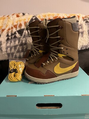 Nike Zoom DK Snowboard Boots Brown Danny Kass Men's Size 7.5