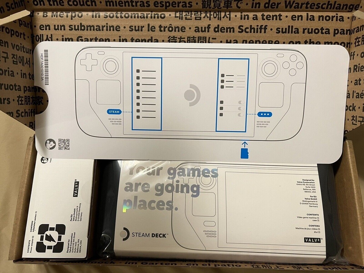 New 2022 Valve Steam Deck 256GB LCD Console w/ Faster Storage