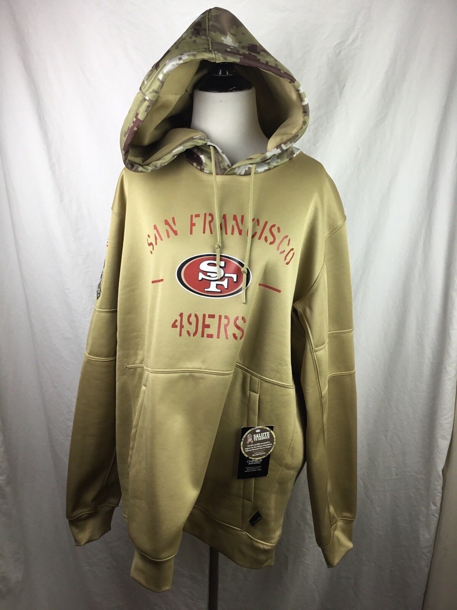 Nike On Field Apparel NFL San Francisco 49ers Salute Service Camo