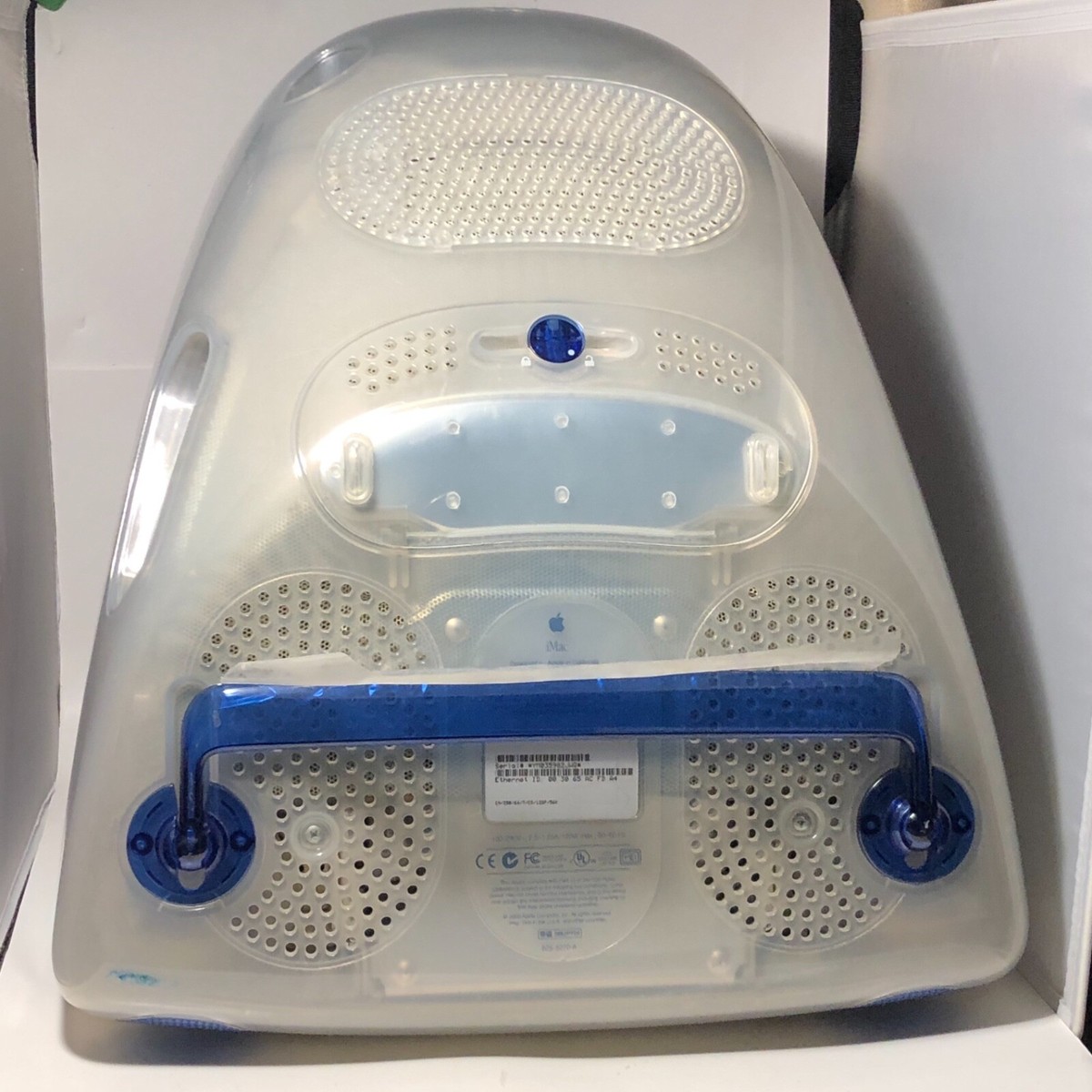 iMac M5521 Blueberry Blue Indigo Apple Macintosh G3 Computer