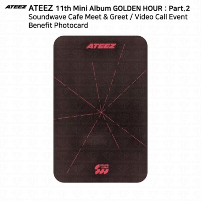 ATEEZ Golden Hour Part.2 Soundwave Cafe Video Call Event Benefit