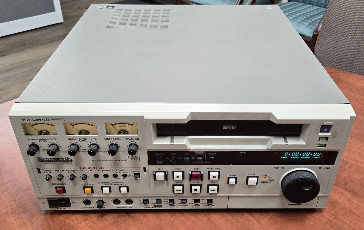 Panasonic AG Panasonic Super VHS Video Recorders & Players for