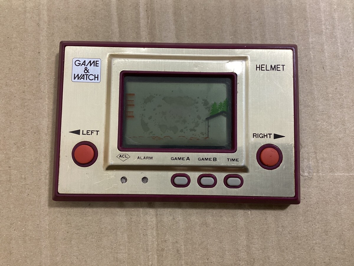 Nintendo Game & Watch Gold Helmet CN-07 Japan ver. Working 1981 | eBay