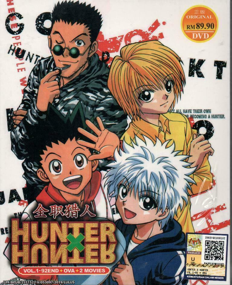 Hunter x Hunter Complete TVSeries+OVA+Movie DVD Anime English