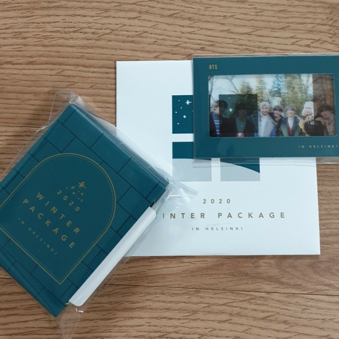 BTS Official 2020 Winter Package in Helsinki DVD+Book+Stand+Photo