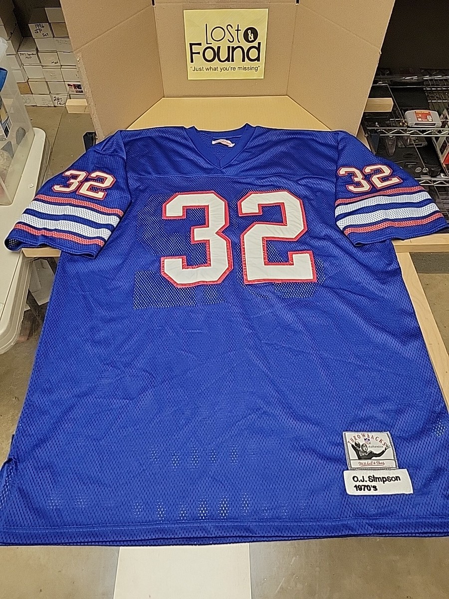 Vintage Mitchell & Ness O.J. Simpson Buffalo Bills NFL Throwback