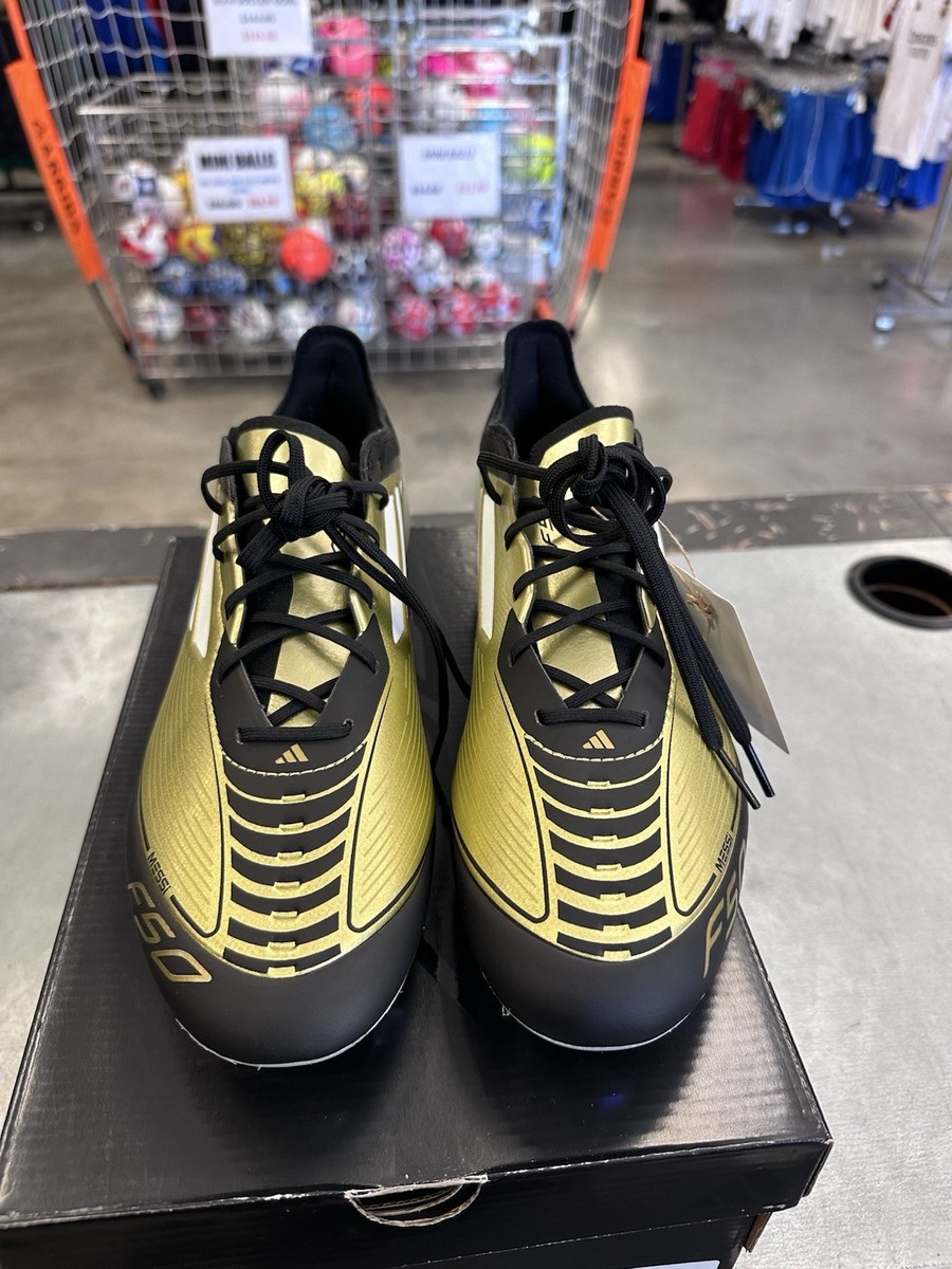 ADIDAS F50 ELITE FG MESSI IG6717 GOLD BLACK | eBay