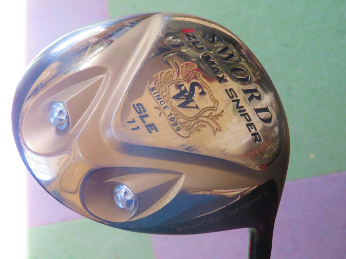 KATANA SWORD IZU MAX SNIPER Gold 1W DRIVER 11DEG SR-FLEX JP Model