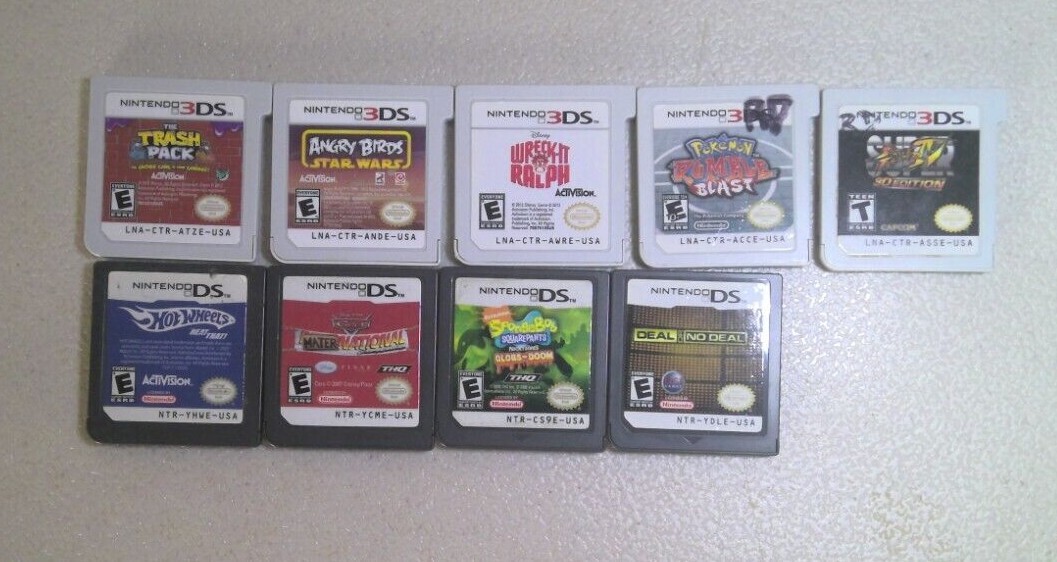 Nintendo Game Games GBA SP, DS, 3DS, Multiple titles, Tested and