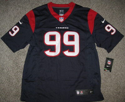 JJ Watt Houston Texans Navy Blue Men's Medium Nike Limited Jersey