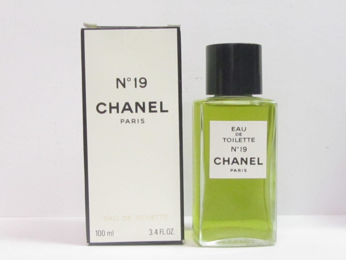 Chanel No 19 For Women 3.4 oz Eau de Toilette Pour Splash Vintage