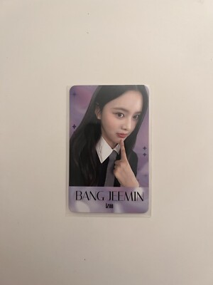 Izna Bang Jeemin Kcon Exclusive Photocard ( OFFICIAL PHOTOCARD