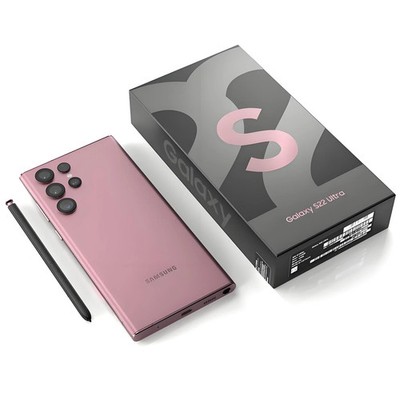 Samsung Galaxy S22 Ultra - 256 GB - Burgundy (Unlocked) for sale