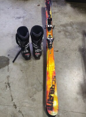 Salomon SCREAM Hot 10P 185cm Skis *spaceframe* w/ Bindings | eBay
