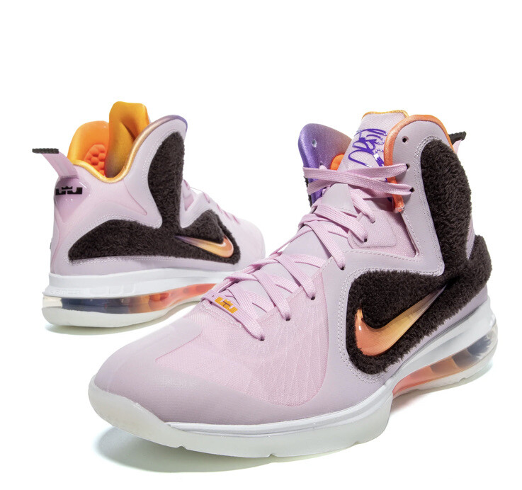 Nike Lebron James IX 9 King Of LA Regal Pink - Mens Size 12 Velvet