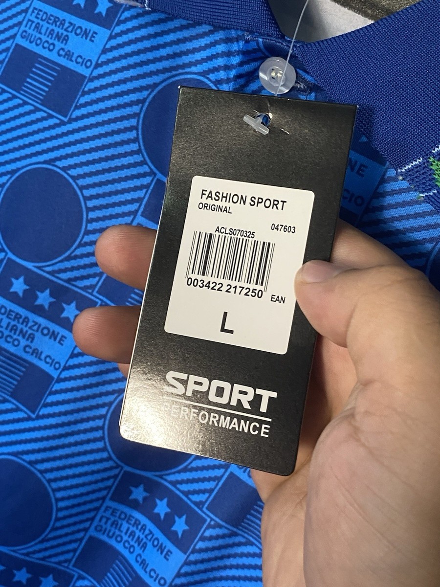 VTG 90s 1994 Italy Diadora Home World Cup Jersey Azzurri Football