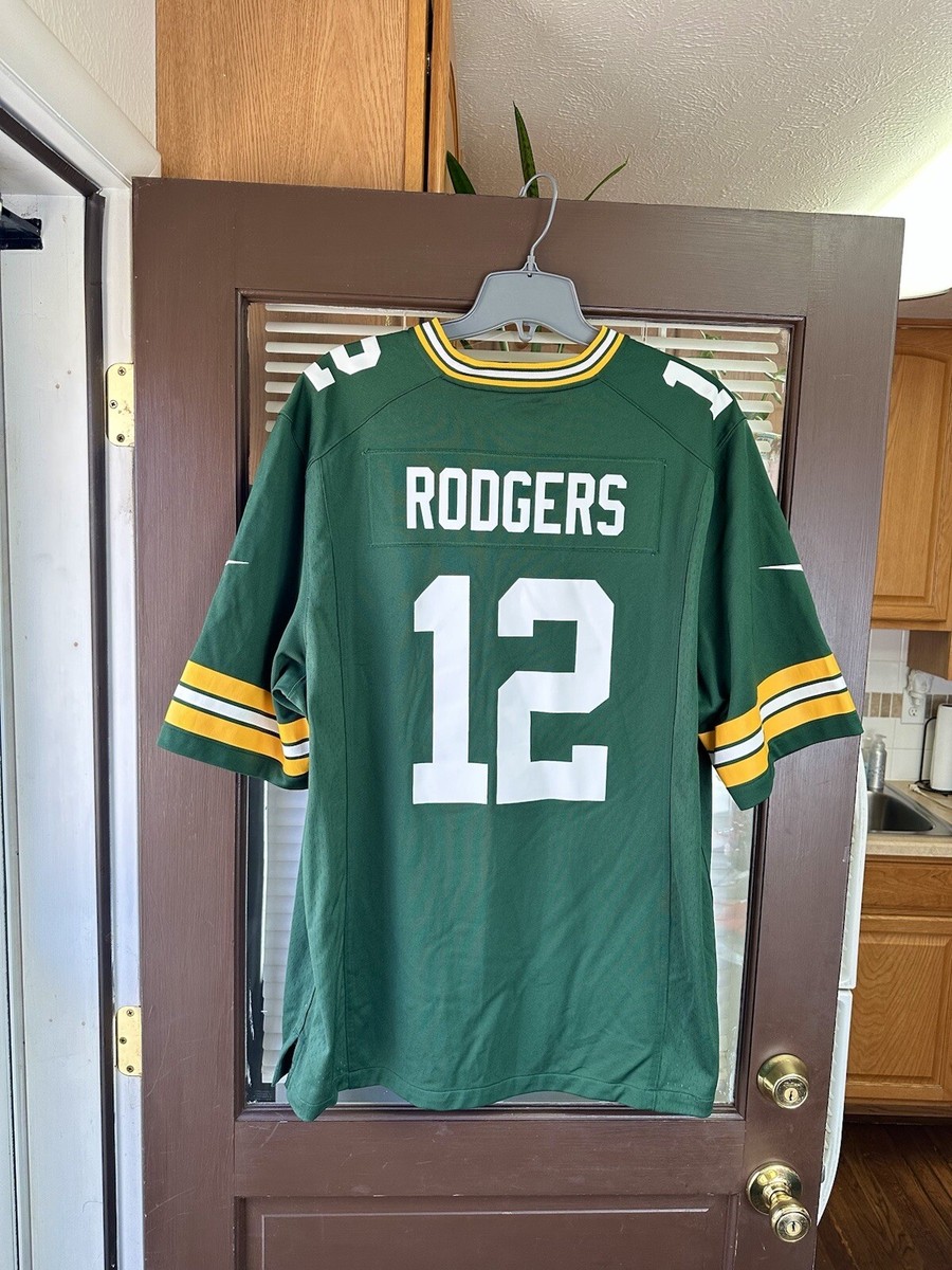 Authentic Nike Aaron Rodgers #12 Green Bay Packers NFL Football