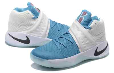 Nike Kyrie 2 Christmas Size 9.5 823108-144 WHITE/OBSIDIAN-BLUE