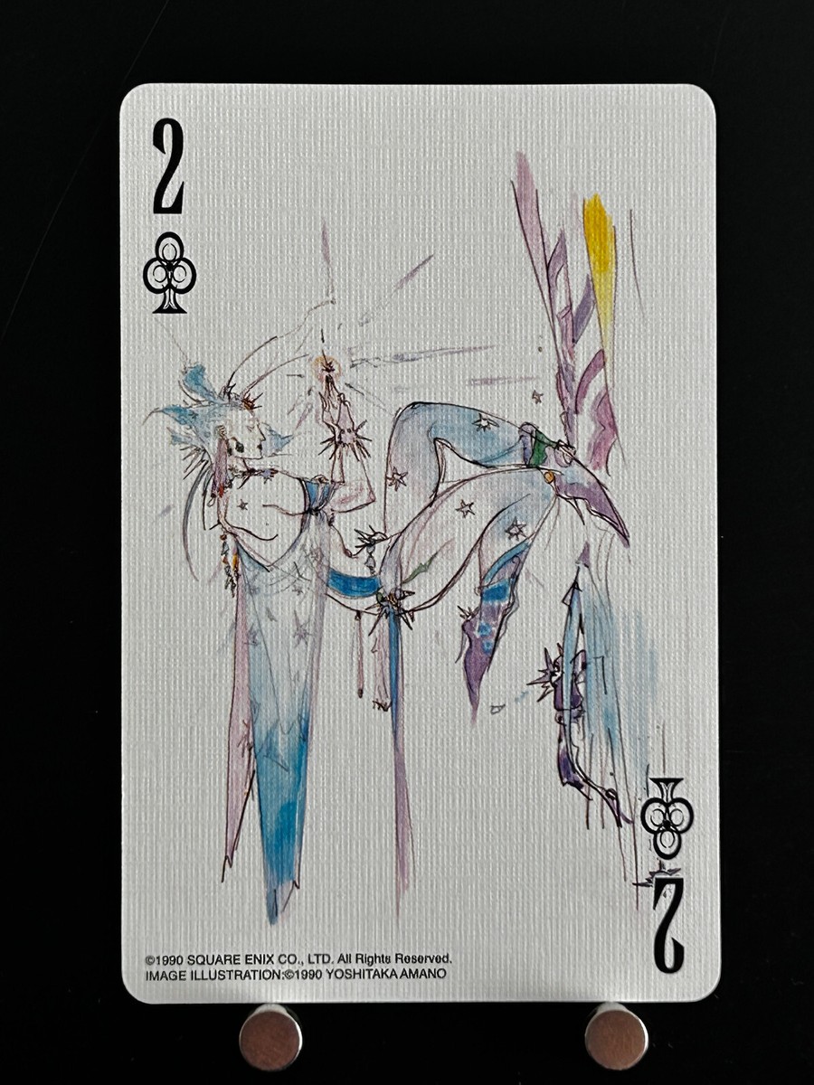 Shiva Final Fantasy Card 25th Anibersary Playing Cards Yoshitaka