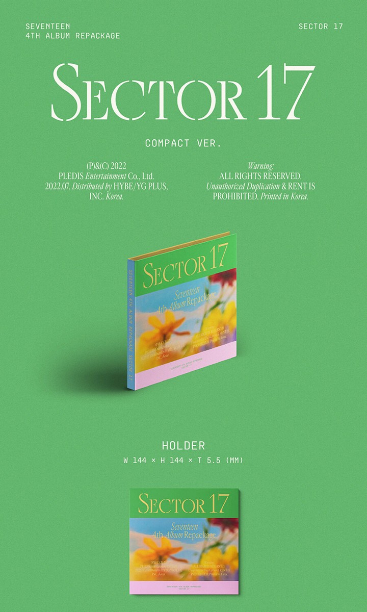 SEVENTEEN [SECTOR 17] 4th Repackage Album COMPACT Ver. CD+Photo