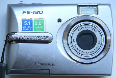 Olympus FE-130 5.1 MP 3xZoom Compact Digital Camera | eBay