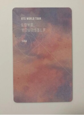 BTS SUGA Yoongi Love Yourself World Tour SEOUL DVD Official Photo