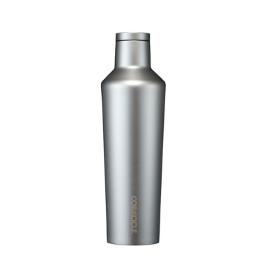 Starbucks Korea 2022 SS metallic silver corkcicle tumbler 473ml