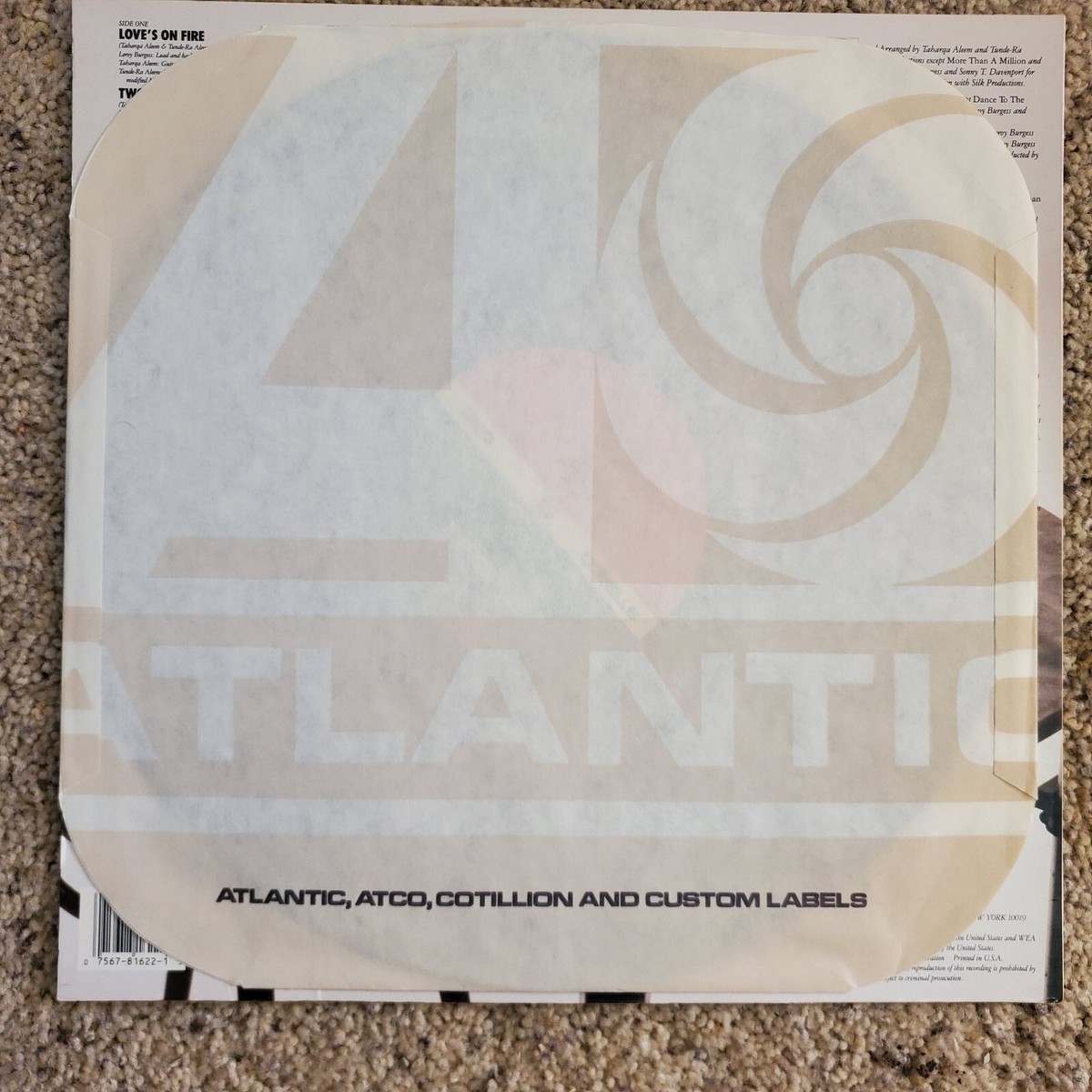 ALEEM Ft. LEROY BURGESS casually formal ATLANTIC 81622-1 1986. DJ