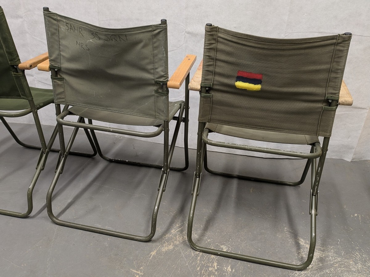 Genuine British Army - Military - MOD - Folding Canvas Chair