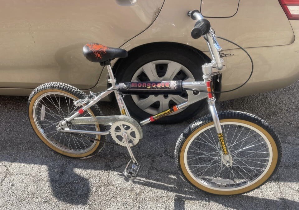 2022 mongoose California special silver retro BMX bike | eBay