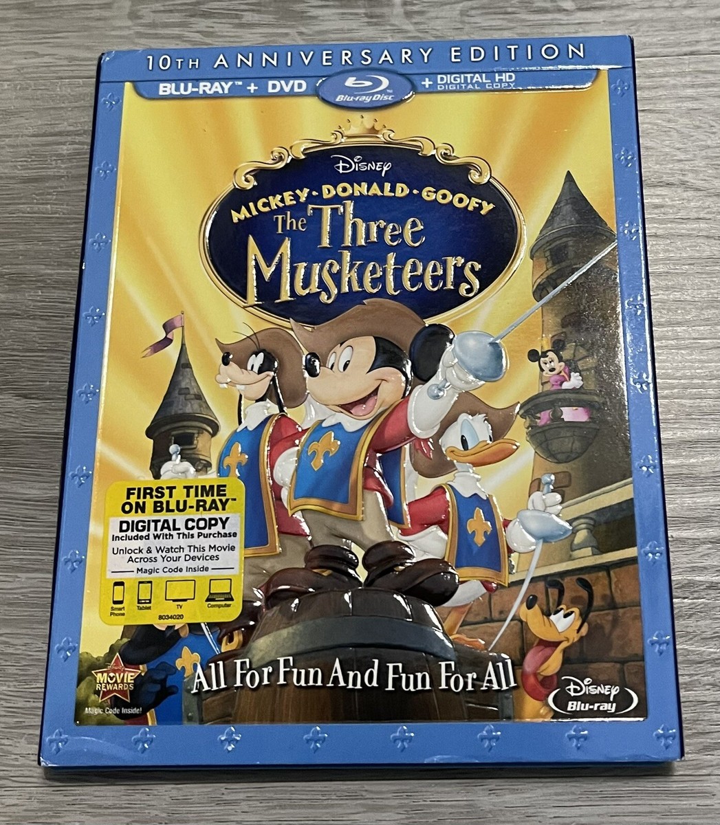 Disney The Three Musketeers (10th Anniversary) (Blu-ray, DVD