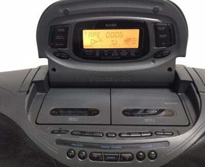 Panasonic RX-DT75 CD Radio Boombox Black Very Good GP | eBay
