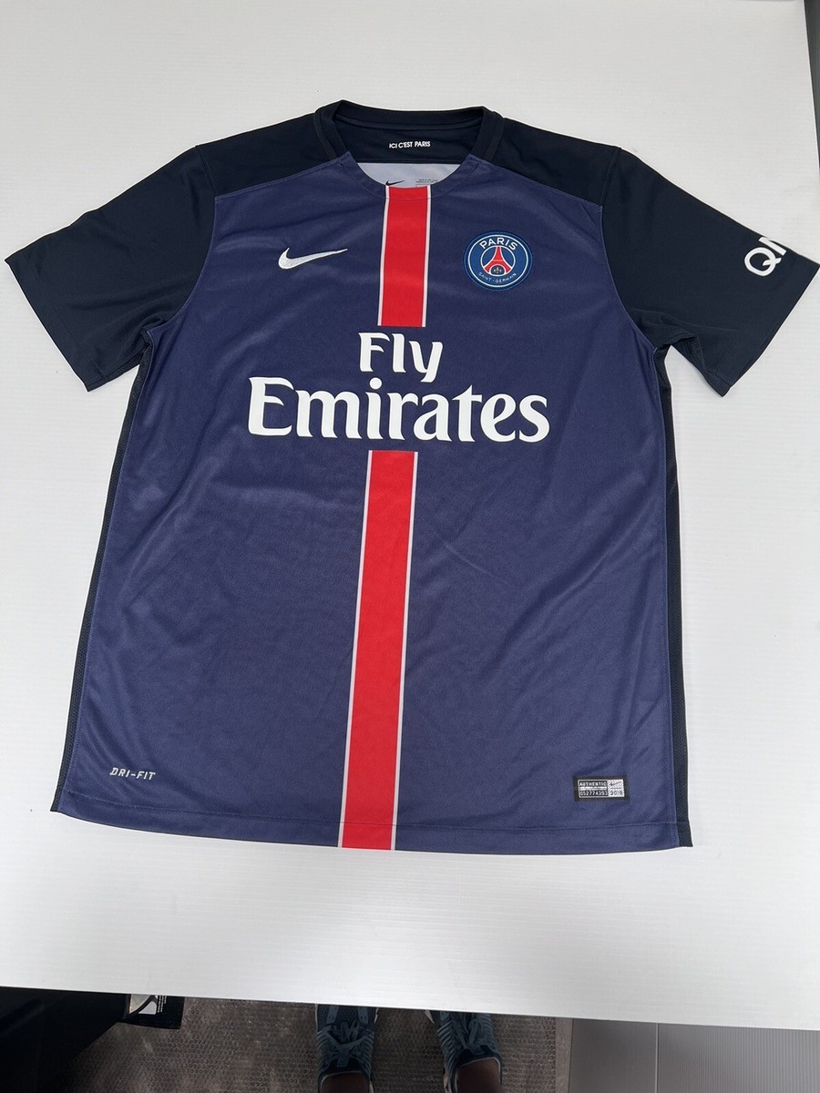 PARIS SAINT GERMAIN 2015 2016 HOME FOOTBALL SHIRT SOCCER JERSEY