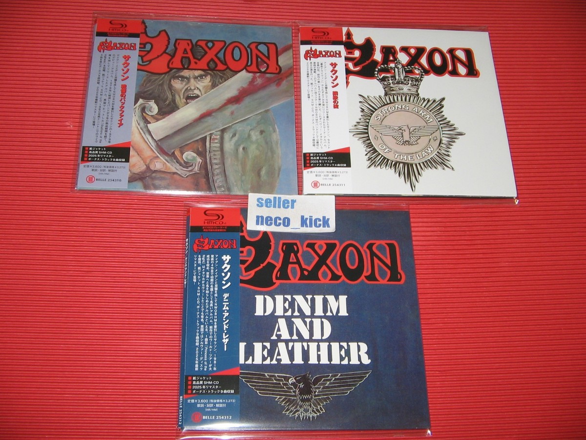 6WT SAXON 2025 JAPAN 6 MINI LP SHM CD SET | eBay
