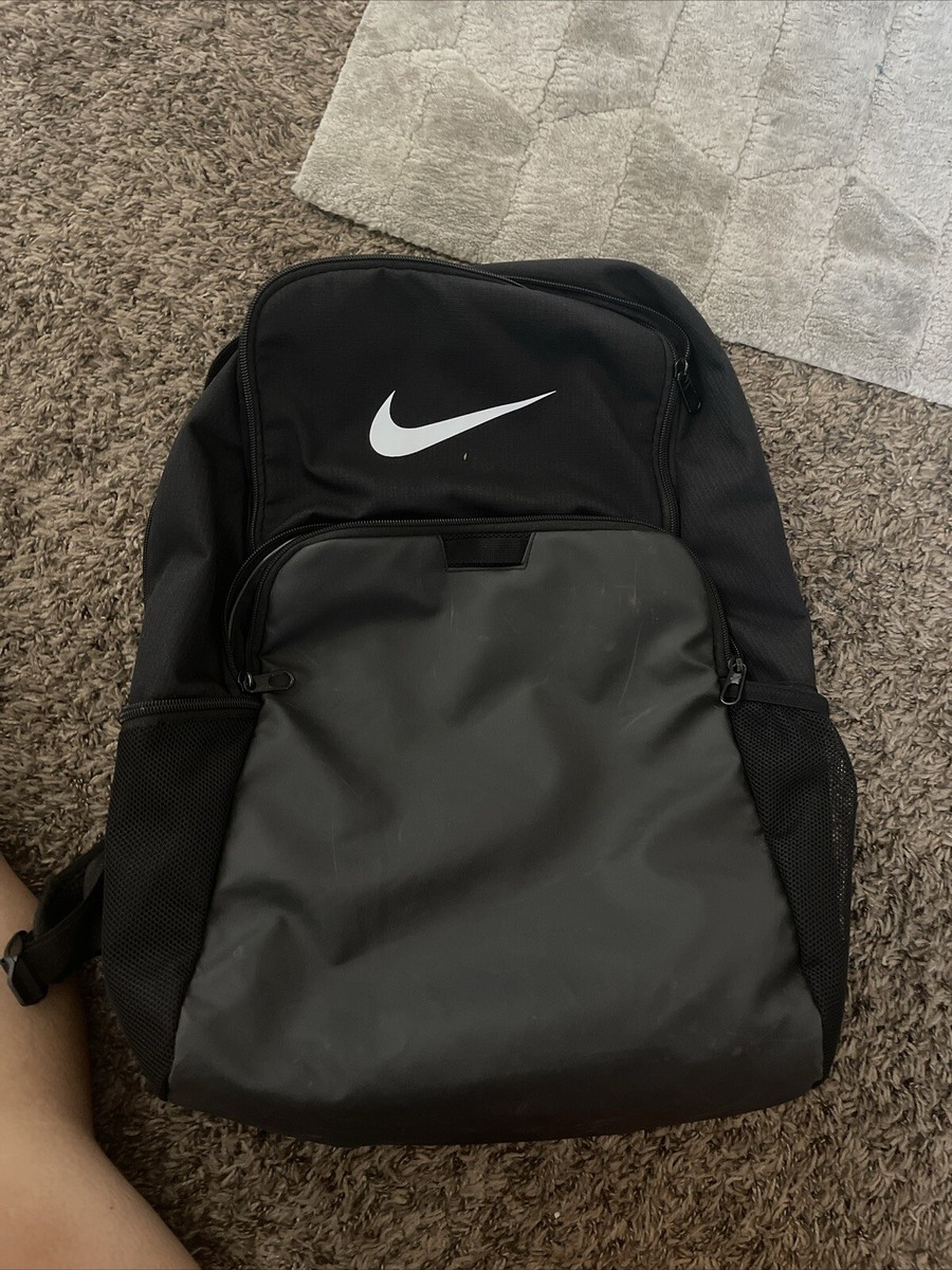 New Nike Brasilia XL 9.5 Large Team Sports Backpack Black DM3975