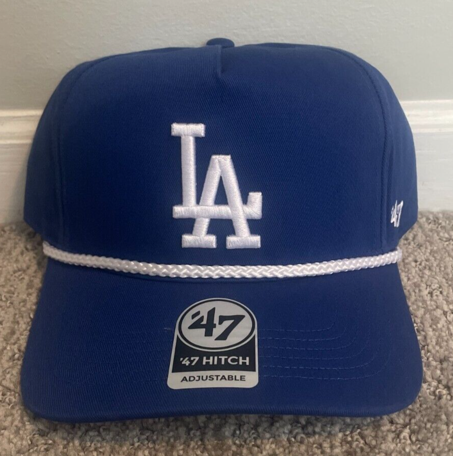 Los Angeles Dodgers Snapback Rope Hat Blue '47 Hitch Adjustable