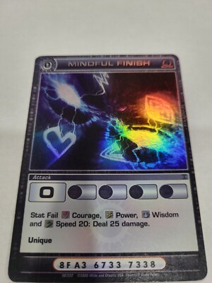 Chaotic Mindful Finish 90/222 BTD 1st Edition Super Rare Attack