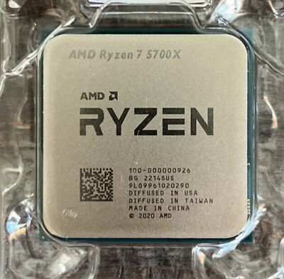 AMD Ryzen 7 5700X 3.4 GHz 8-Core AM4 Desktop CPU Processor R7