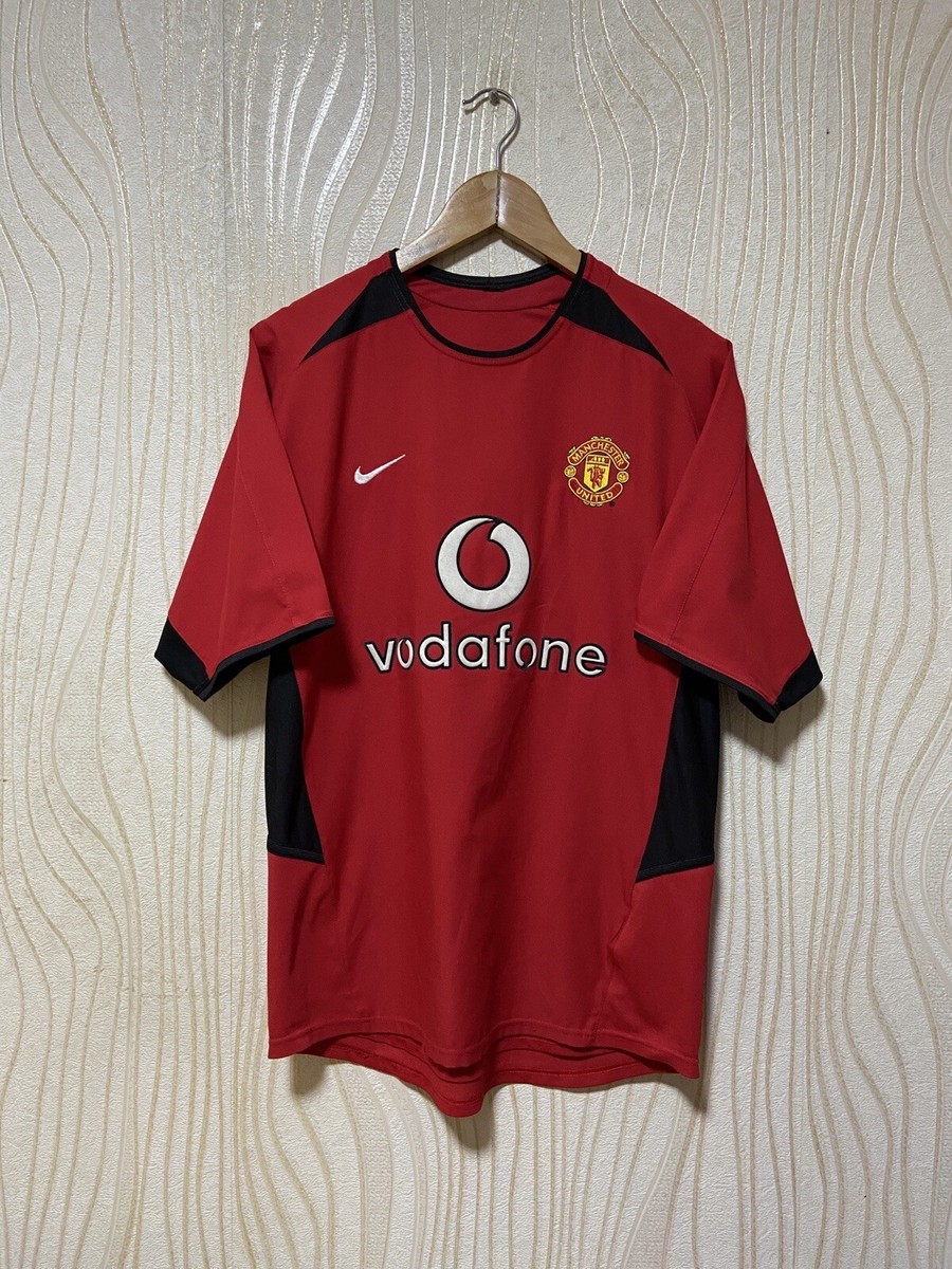 MANCHESTER UNITED 2002 2004 HOME SHIRT JERSEY NIKE sz S MEN