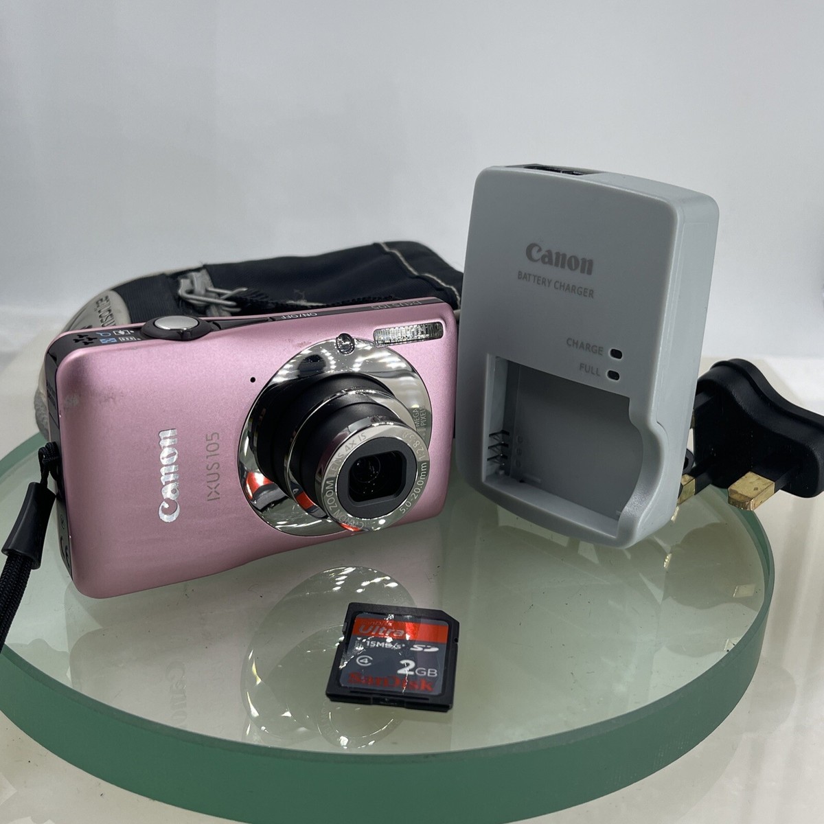 Canon IXUS 105 Digital Camera 12.1 Megapixels Pink Fully Tested