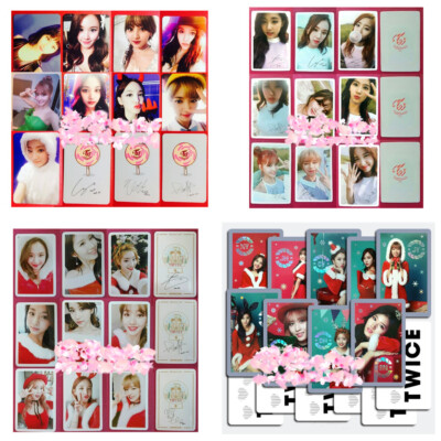 Kpop TWICE Coaster LANE1 Album Photo Card Self Made Autograph