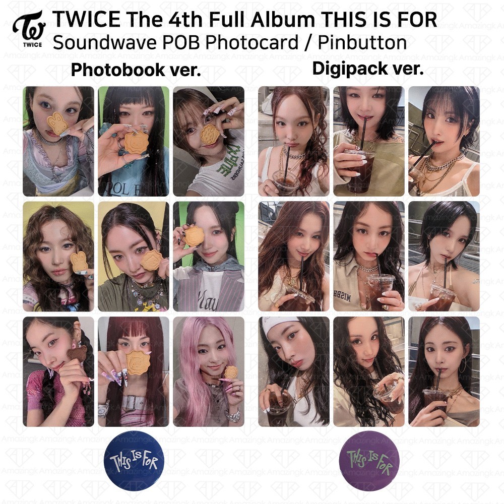 TWICE 4th Full Album THIS IS FOR Soundwave POB Photocard Benefit