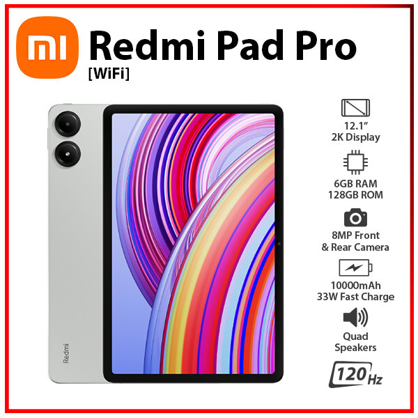 Wi-Fi) Xiaomi Redmi Pad Pro 6GB+128GB GREEN Octa Core Android PC