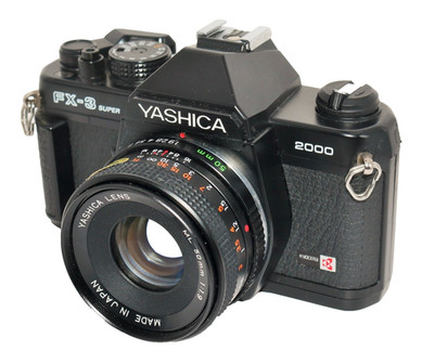 Yashica FX-3 Super 2000 35mm SLR Film Camera + 50mm f/1.9 Lens