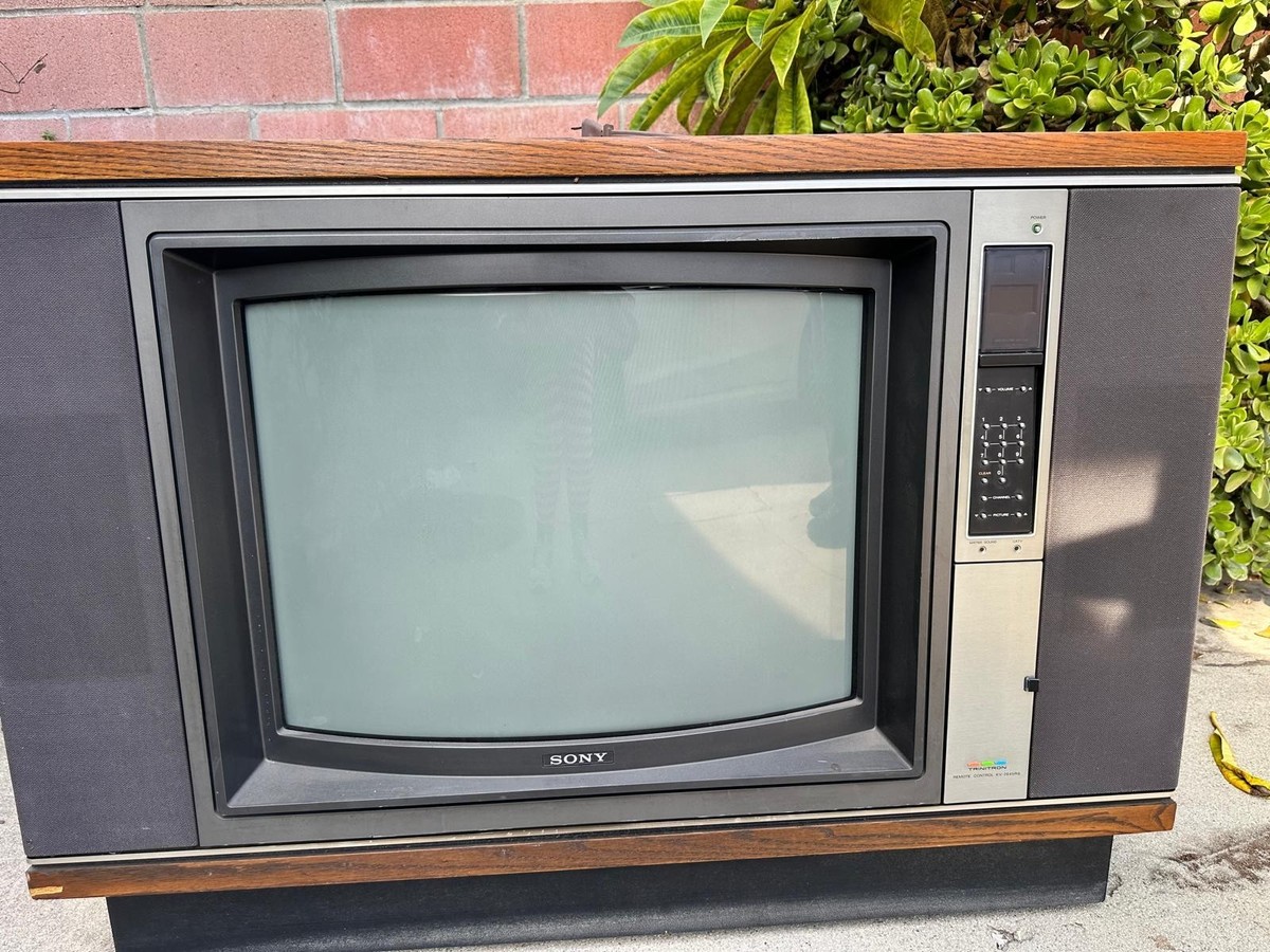 Vintage POLTERGEIST MOVIE Television Sony Trinitron KV-2645RS