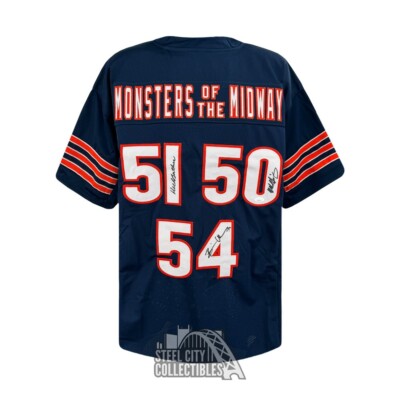 Monsters Of The Midway Autographed Chicago Custom Football Jersey