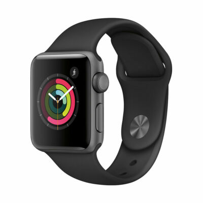 Apple Watch Series 2 42mm Aluminium Case Black Sport Band