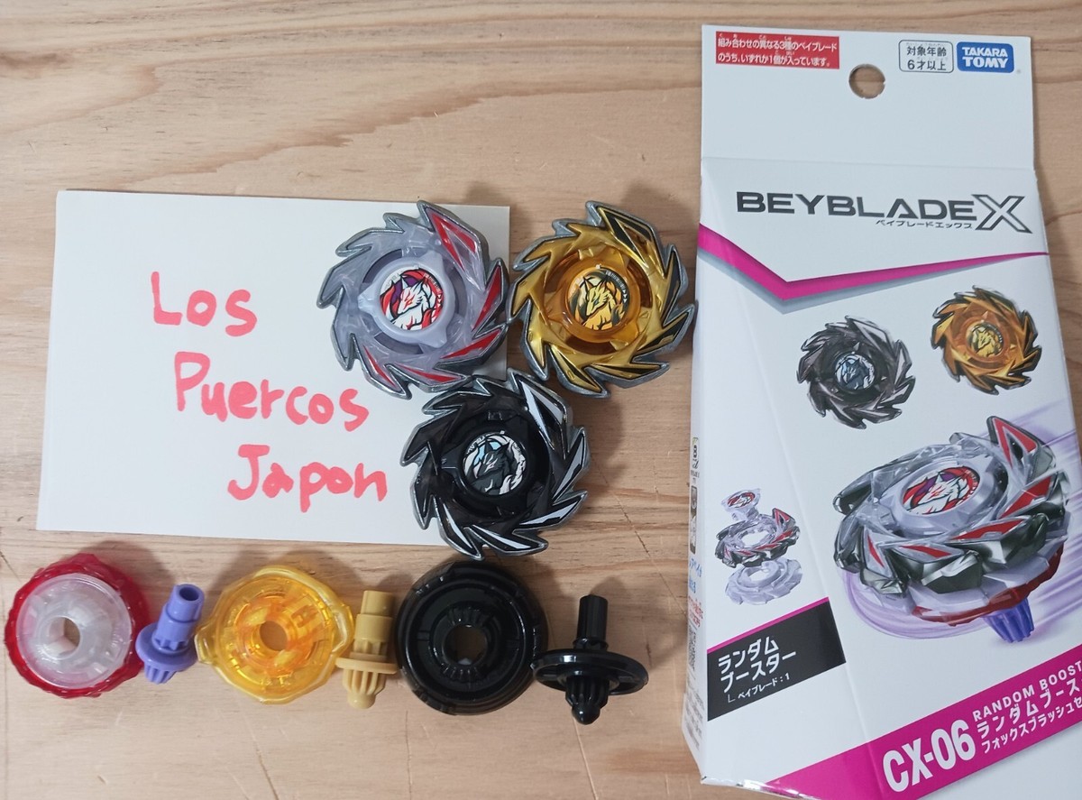 BEYBLADE X CX-06 Random Booster complete set Fox brush Select | eBay