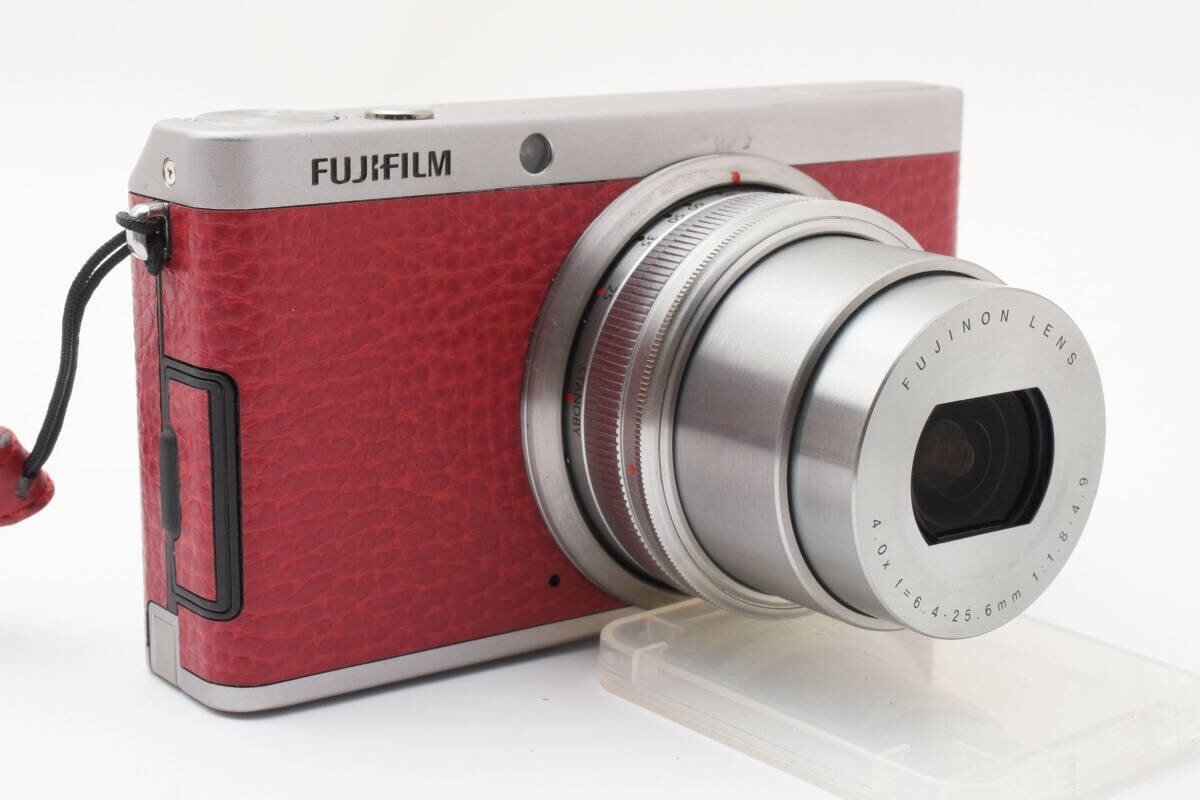 Tested ] FUJIFILM XF1 Red Compact Digital Camera 12.0MP 4x Red