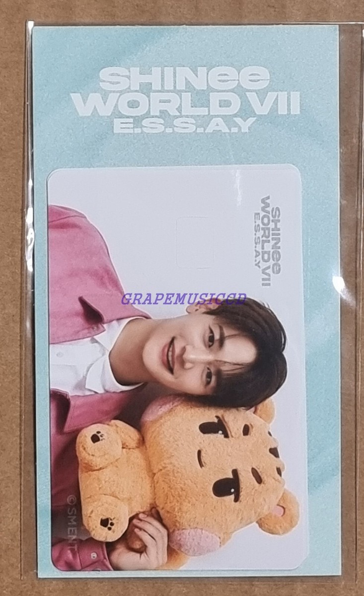 SHINEE 2025 SHINee WORLD Ⅶ E.S.S.A.Y OFFICIAL GOODS MD CARD COVER
